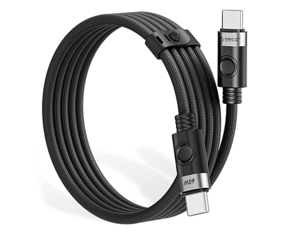 Kabel USB Orico CDX 60W 3A Power Delivery USB-C - USB-C 1m - czarny